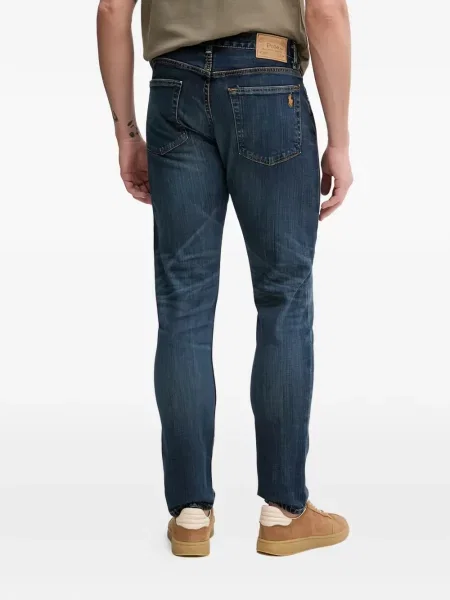 Polo Polo Ralph Lauren με αυτόγραφο με κορδόνια με δαντέλα μπλε