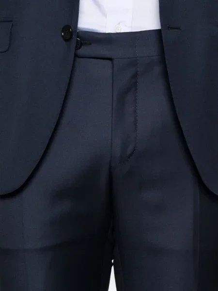 Costum Canali de lână de costum albastru