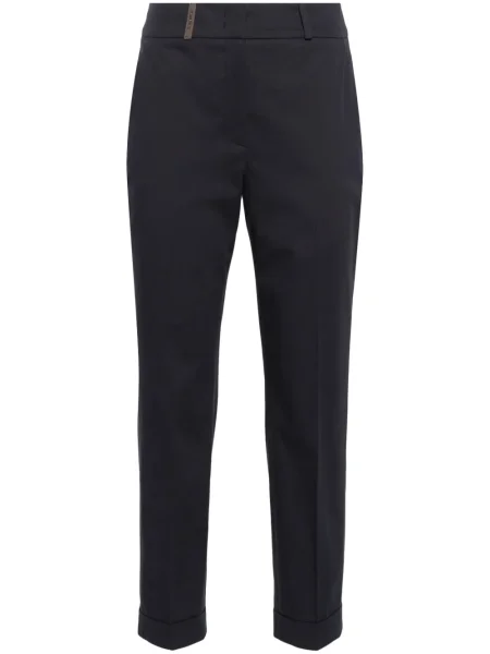 Cropp pantaloni Peserico albastru