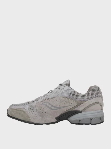 Замшевые кроссовки Saucony серые