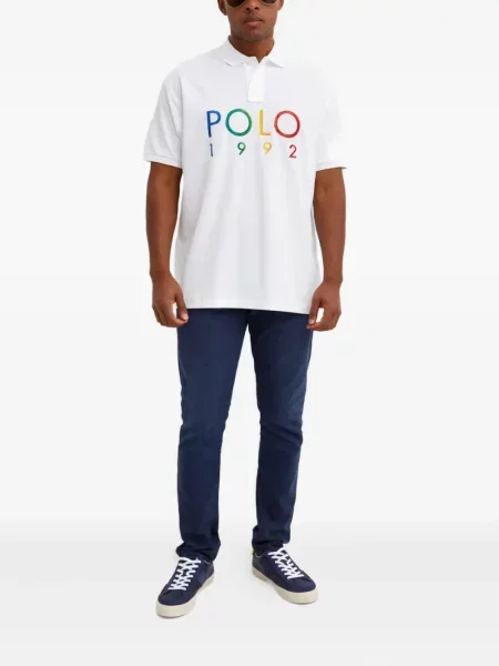 Blugi Polo Ralph Lauren cu model floral cu imagine negru