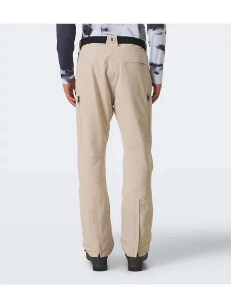Cu centură pantaloni de schi Bogner bej