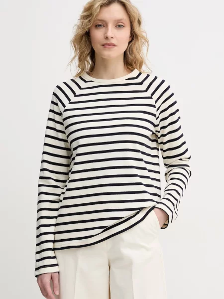 United Colors of Benetton longsleeve beżowa