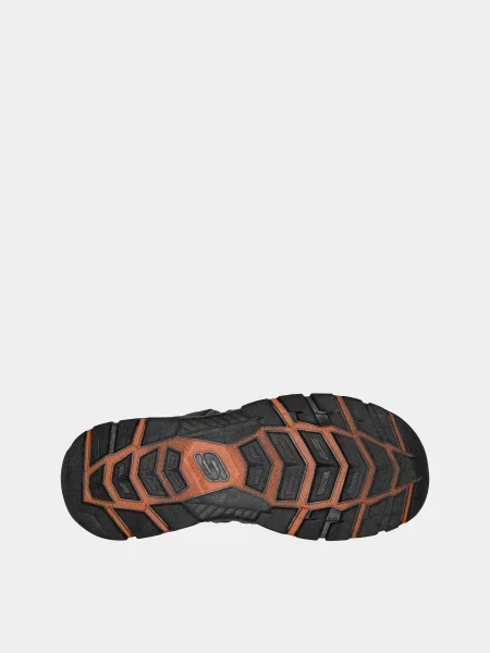 Кожаные сандалии Skechers черные