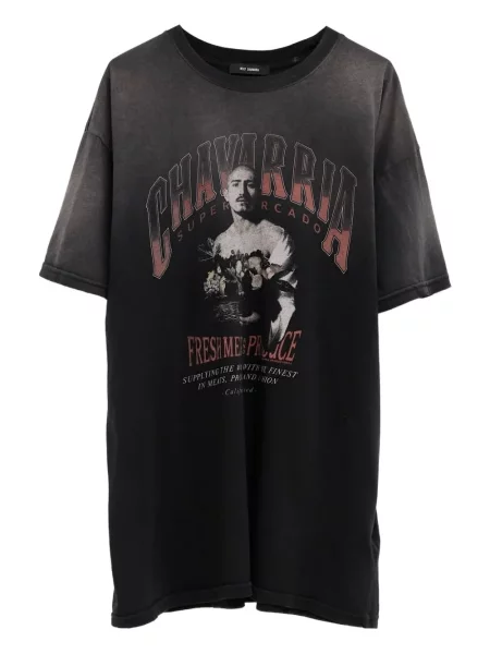 Tricou Willy Chavarria cu imagine negru