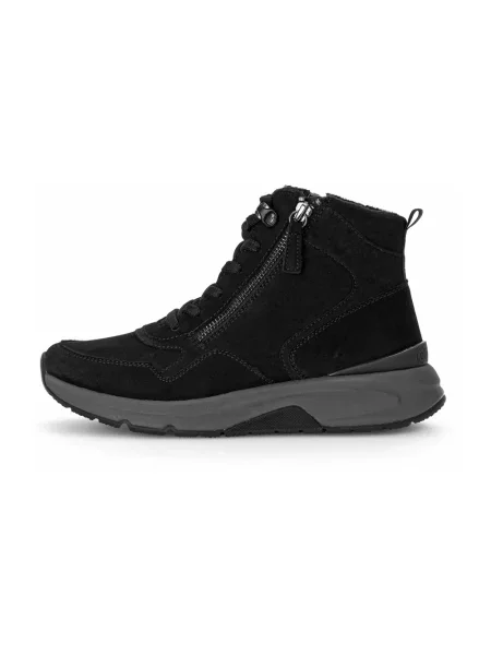 Buty do kostki Gabor zamszowe czarne