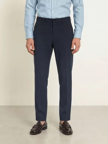 Seidensticker Chino Kalhoty Slim Fit tmavě modrá