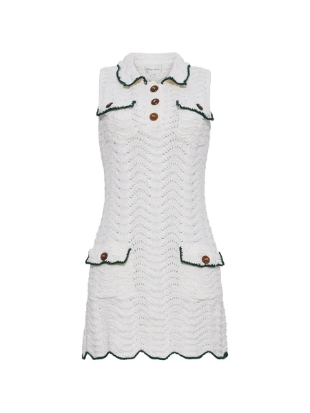 Mini rochie mini Cara Cara de costum mini alb