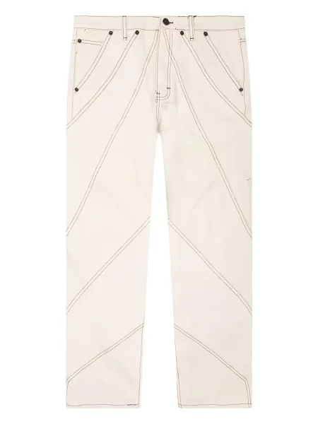 Pantaloni Honor The Gift alb