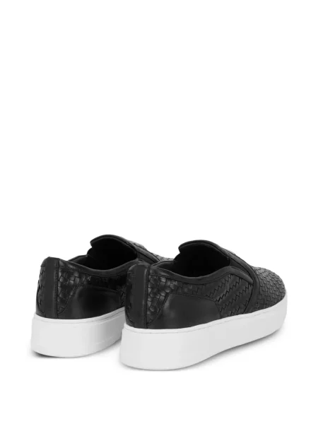 Chiloți Philipp Plein din piele slip-on negru