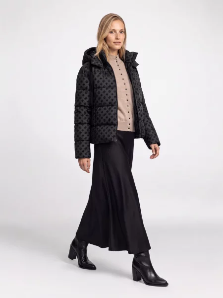 GUESS Geacă New Daisy negru