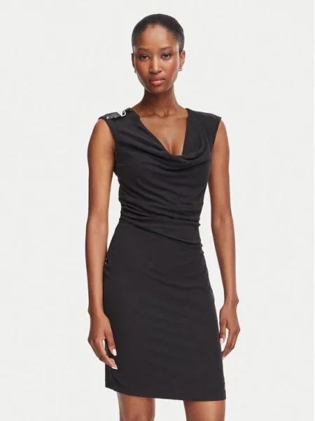 Guess Cocktail obleka črna