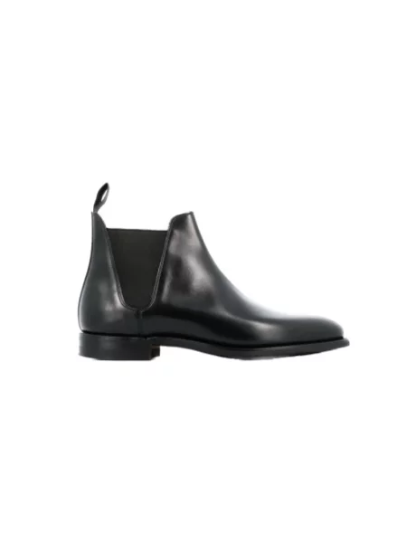 Sztyblety Crockett & Jones zamszowe czarne
