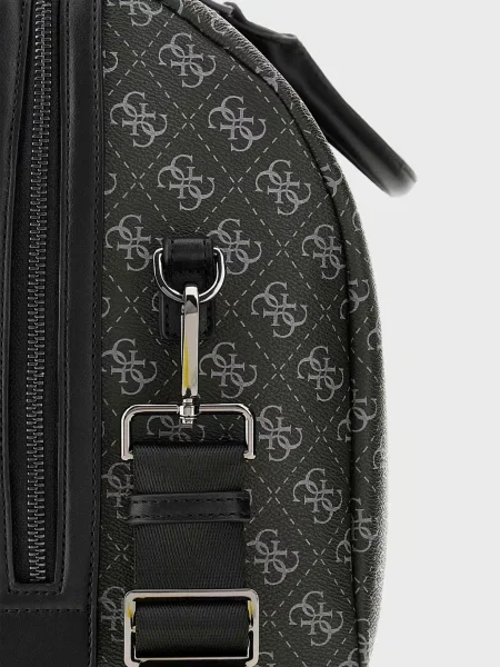 Спортивная сумка Guess с принтом серая