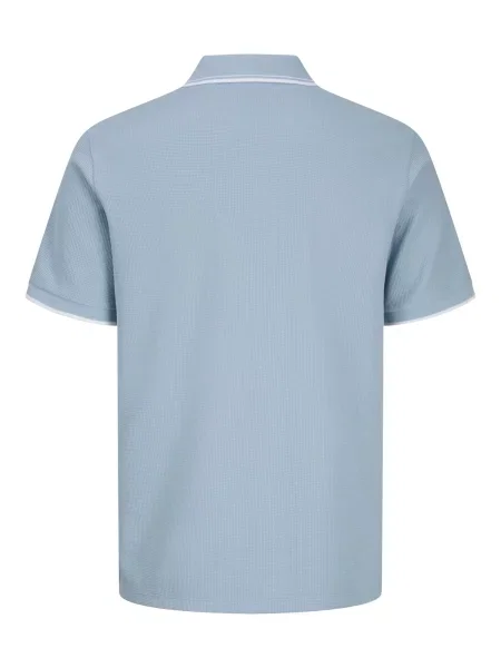 JACK & JONES Tričko JJEAustin modrosivá biela