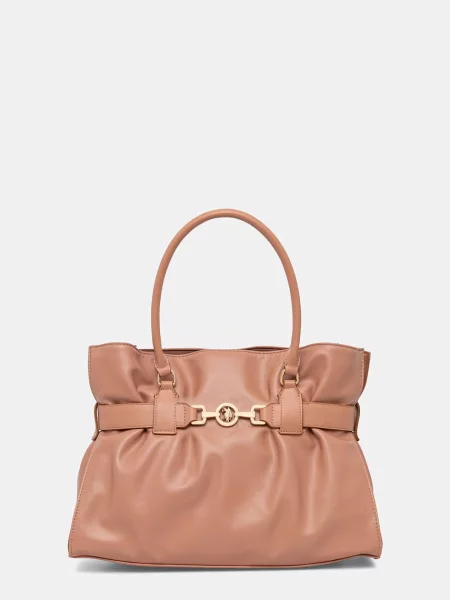 U.S. Polo Assn. torebka shopper JANE pomarańczowa