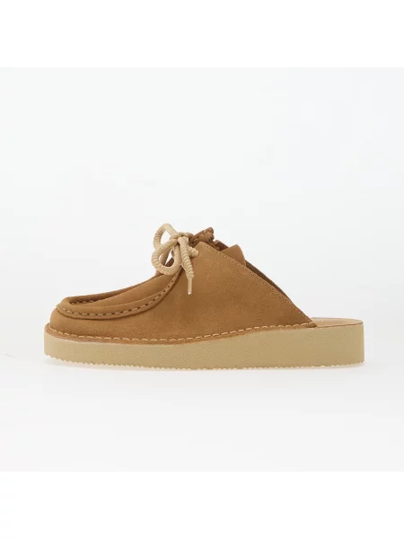 Замшеві кросівки Clarks Originals коричневі