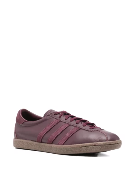 Sneakerși Adidas Gazelle din piele cu dungi negru