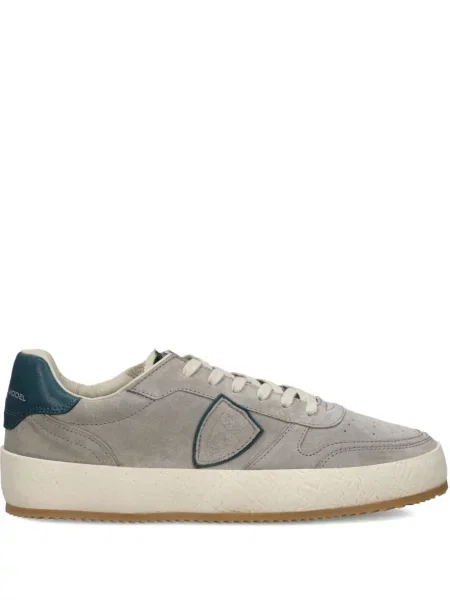 Sneakerși Philippe Model Paris din piele gri