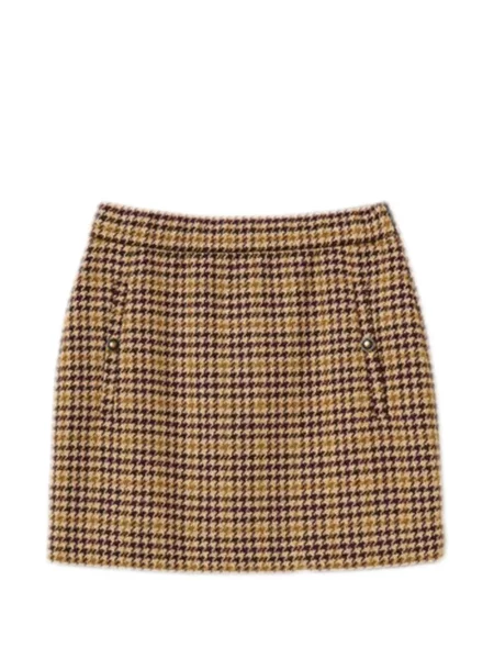Scurt fustă Twinset cu model pepito din jacard