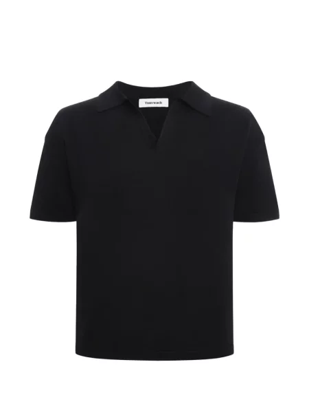 Gulerat tricou polo Tonywack negru