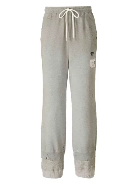 Pantaloni Maison Mihara Yasuhiro zdrențuiți gri