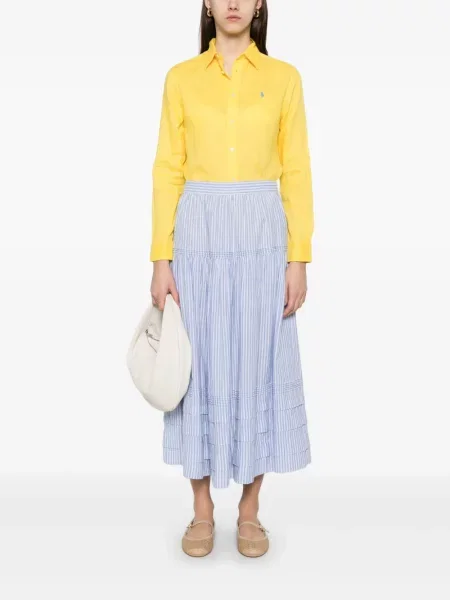 Kepurė su snapeliu Polo Ralph Lauren balta