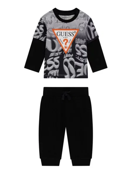 Guess Набір кофта і штани чорний