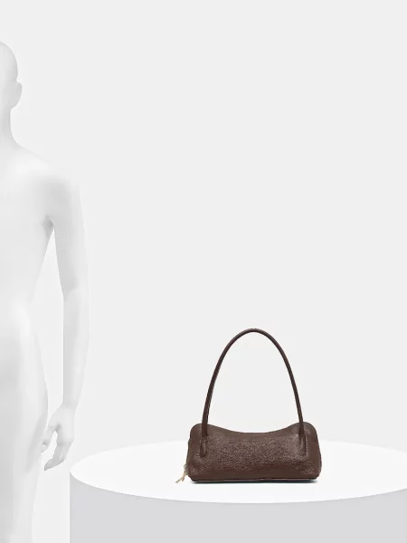 Шкіряна сумочка Answear.LAB коричневий
