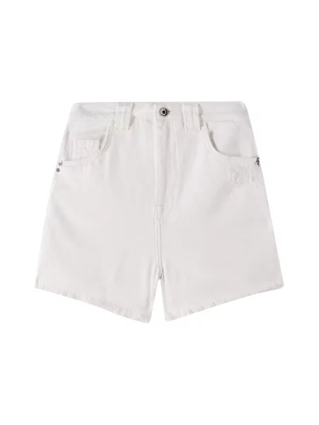 Szorty jeansowe Patrizia Pepe białe