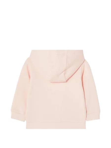 Bluza z kapturem dziecięca Fendi różowa