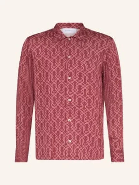 Baldessarini Košile Regular Fit tmavě / starorůžová červená