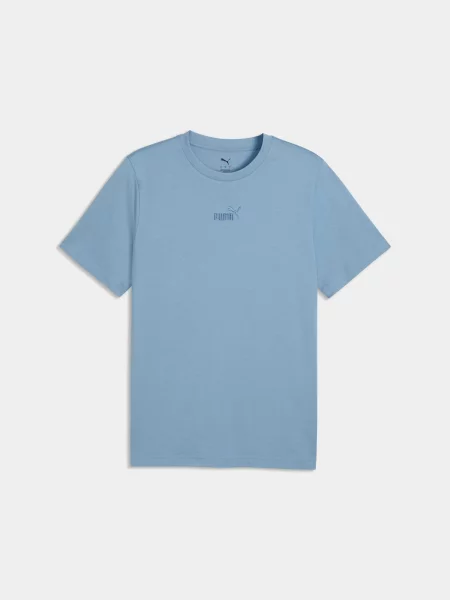Футболка PUMA Ess Logo Tee комбінований верх синій