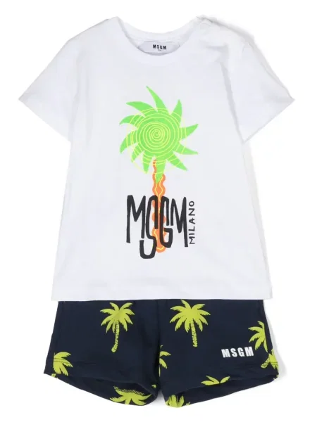 Szorty dziecięce Msgm białe