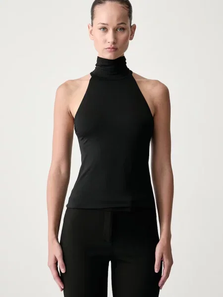 Le Privé top pentru femei cu modal INA TOP NOIR negru