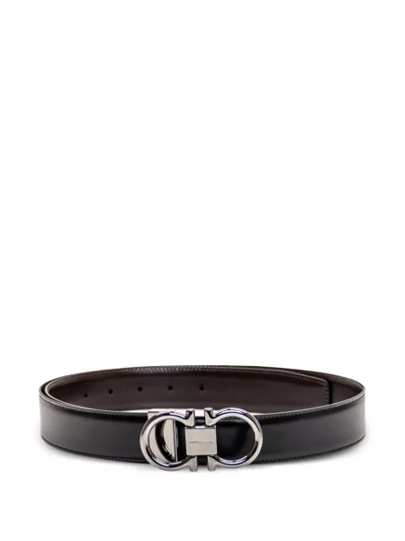 Cu centură curea Ferragamo cu cataramă negru