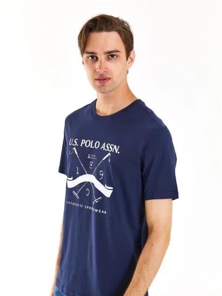 Футболка US Polo синій