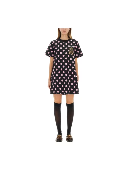 Sukienka koszulowa Moschino w grochy