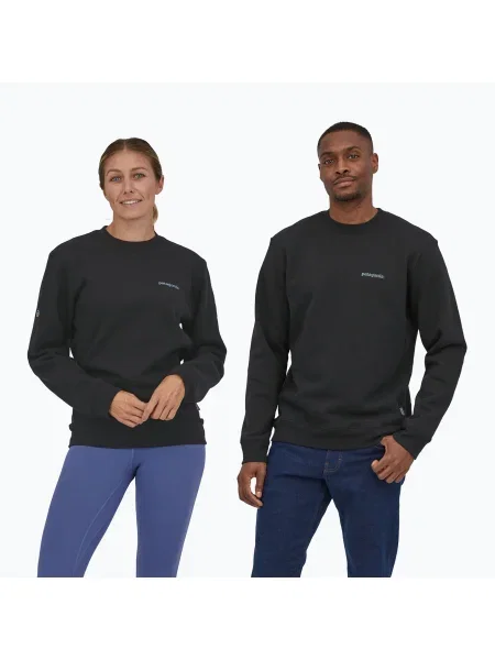 Mikina Patagonia Fitz Roy Icon Uprisal Crew ink black čierna