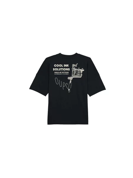 The Dudes Cool Ink Premium Oversized T-Shirt Black Mężczyźni Koszulki The Dudes Size: M czarny