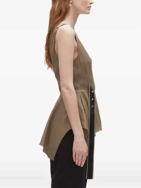 Cu peplum top 3.1 Phillip Lim cu decolteu în V