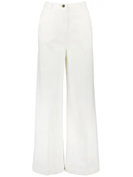 Szerokie jeansy Yves Salomon białe