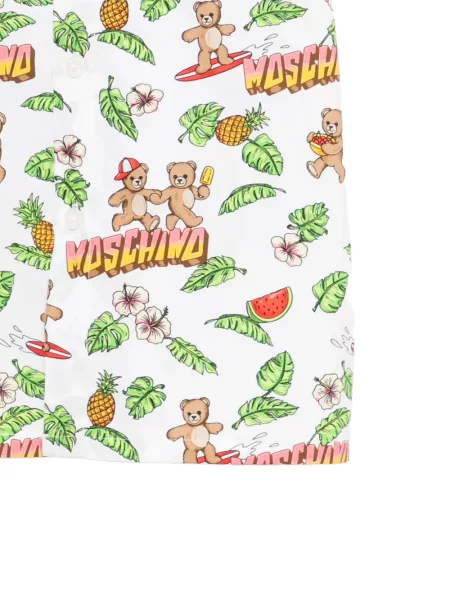 Koszula dziecięca Moschino biała