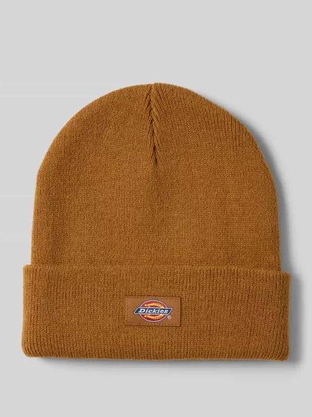 Czapka beanie z imitacji dzianiny model ‘Gibsland’ Dickies brązowa