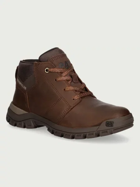 Botine Cat Footwear din piele maro