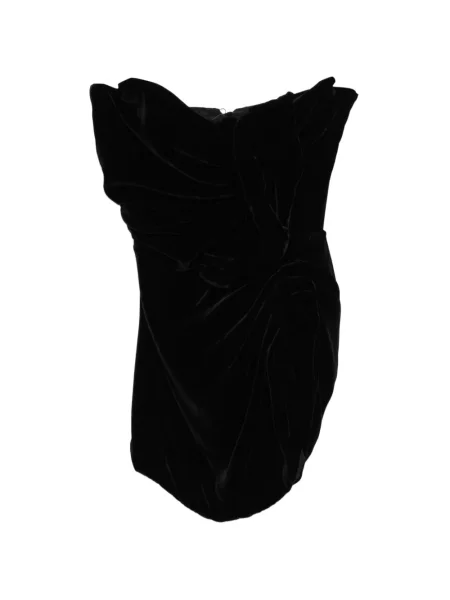 Aksamitny top Isabel Sanchis czarny