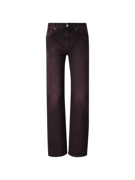 Blugi Off-white cu autograf alb