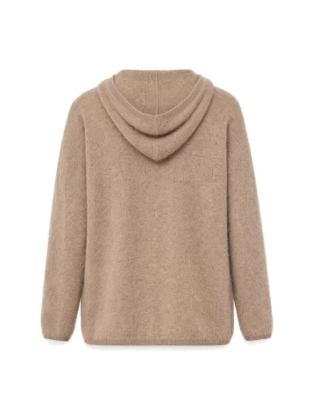 Sweter Max Mara z kaszmiru beżowy