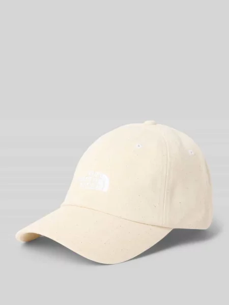 The North Face czapka z daszkiem Norm Hat beżowy z aplikacją biała