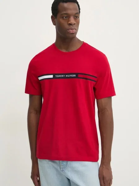 Tommy Hilfiger T-shirt ανδρικό κόκκινο